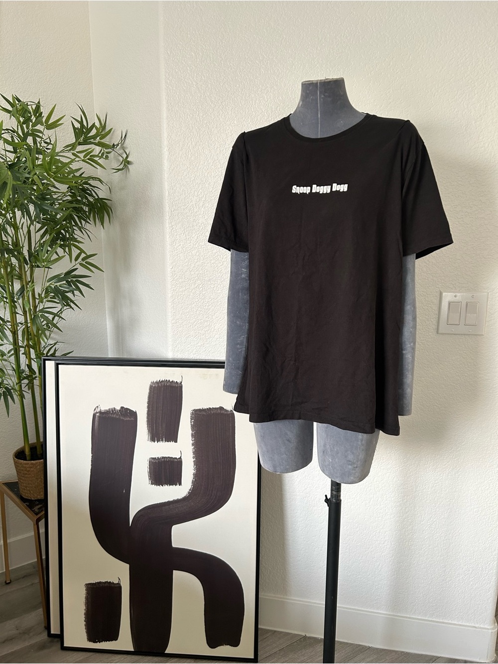 Snoop Doggy Dogg Black Short Sleeve Graphic Tee